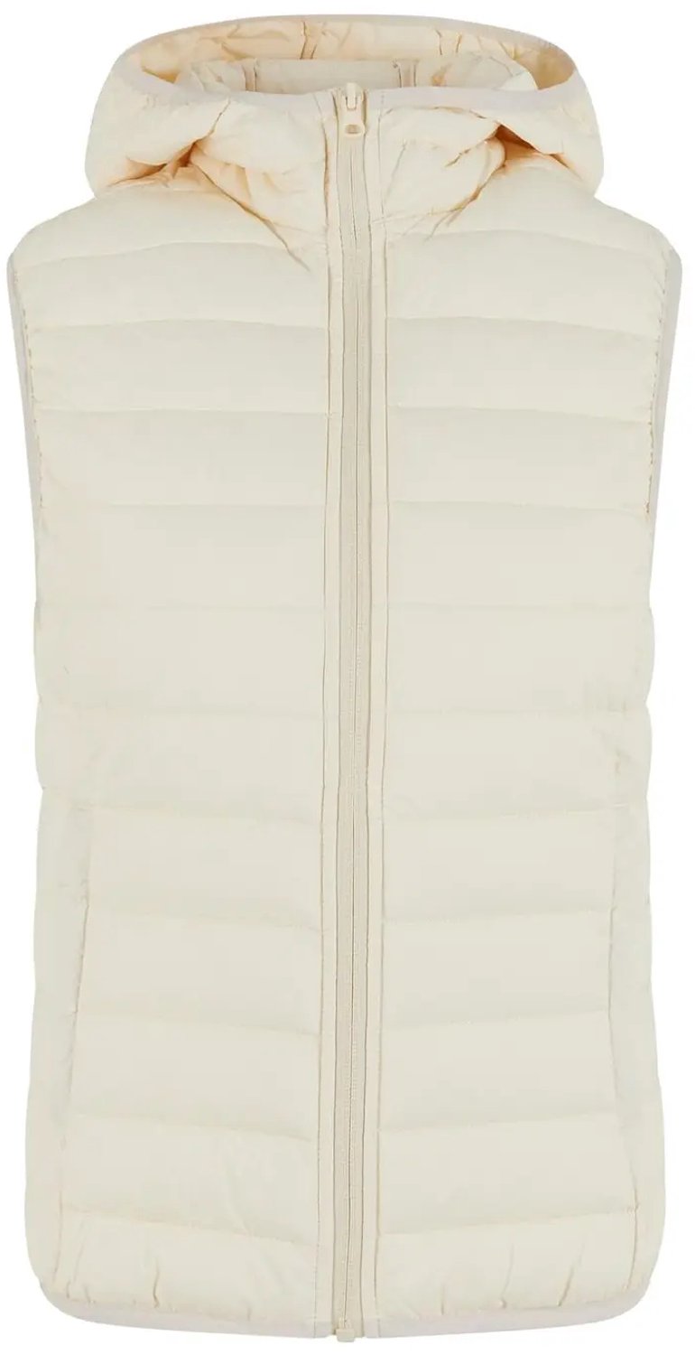 Mouwloos damesjack Urban Classics Ultra Light Whitesand
