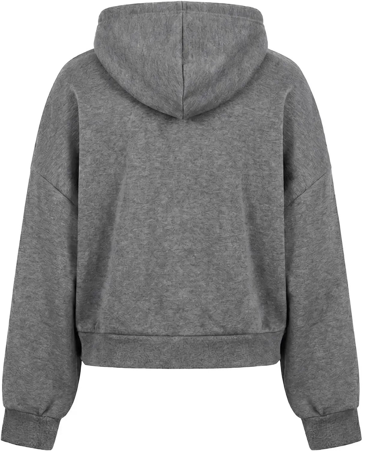 Damescapuchon met volledige rits Urban Classics Soft Greyelange
