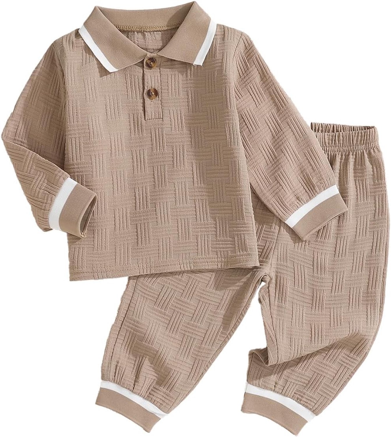 Zomerset voor baby's, kinderen, overhemd met kraag, zak, korte mouwen, tops in contrasterende kleur, shorts, kinderkleding