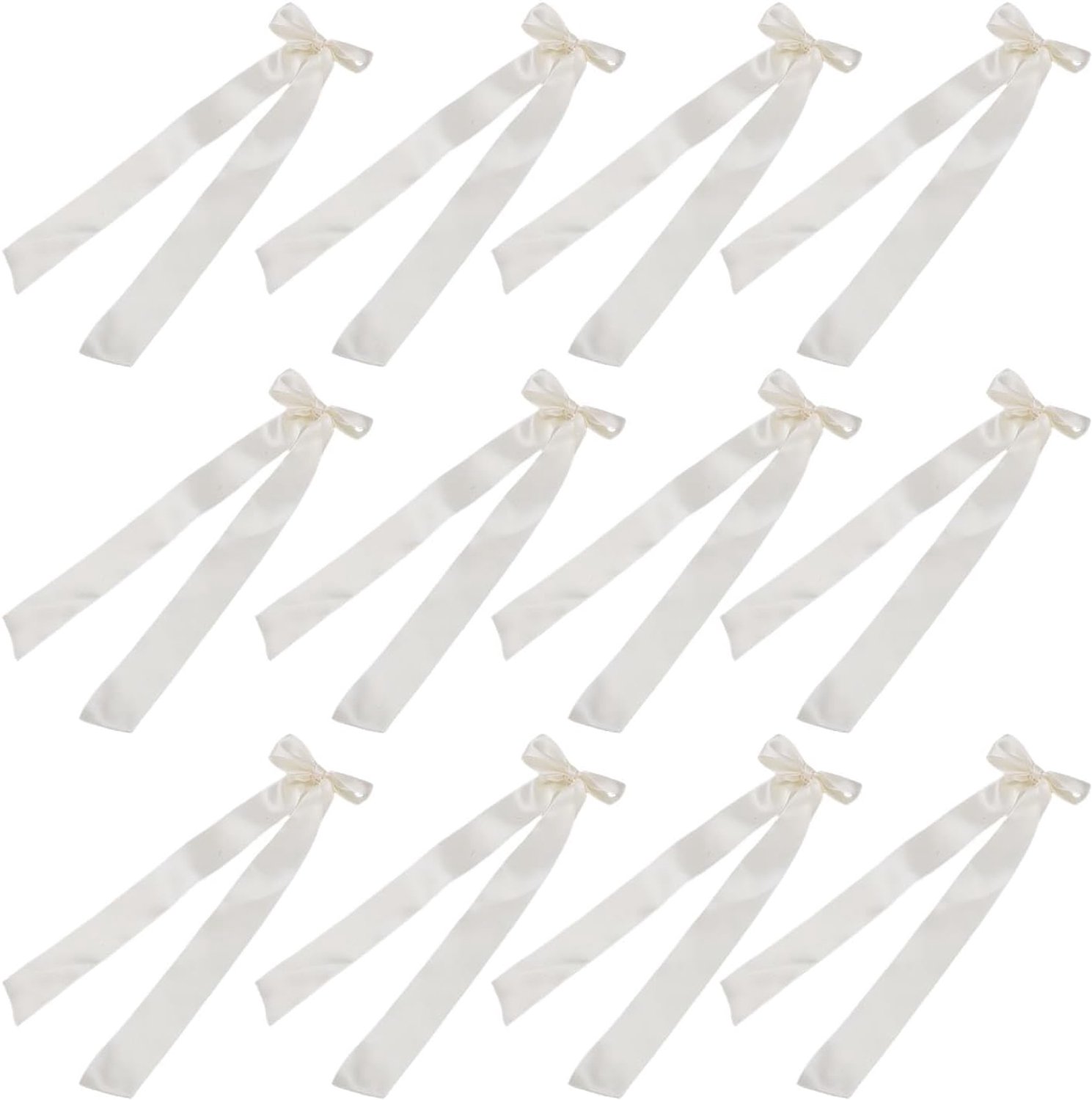 Chrees Kandelaar strikken decor met 33 cm lengte (beige)