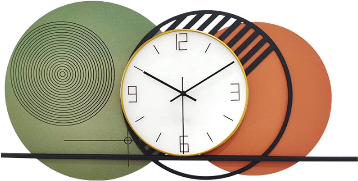 Huishoudelijke Woonkamer Wandklok Moderne Mode Eenvoudige Wandklok Decoratieve klok in Scandinavische stijl voor Woonkamer Home Hotel Art Decoration