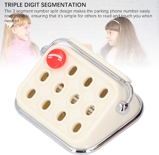 Vintage typemachine, parkeerplaats telefoon nummerbord, antieke stijl decoratie, auto dashboard, telefoon nummerplaat (beige) — afbeelding 5