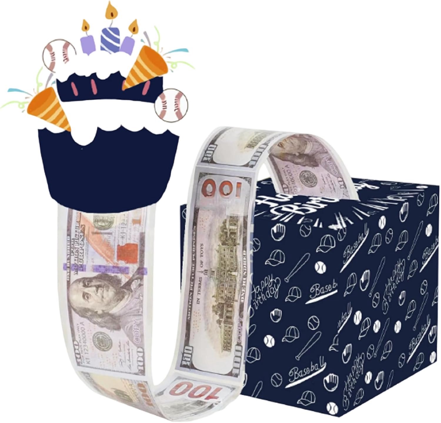 MYLERCT Verrassingsbox set, geldcadeau, verjaardag, donkerblauw - ShopVlot