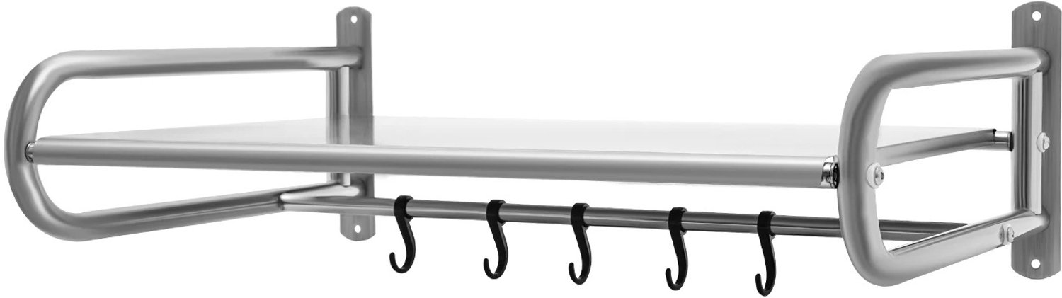 Vurnomi Magnetronrek - Keukenrek - Opbergrek - Wandrek - Keukenapparaten - Keukenorganizer- Ruimtebesparend - Tweelaags - RVS