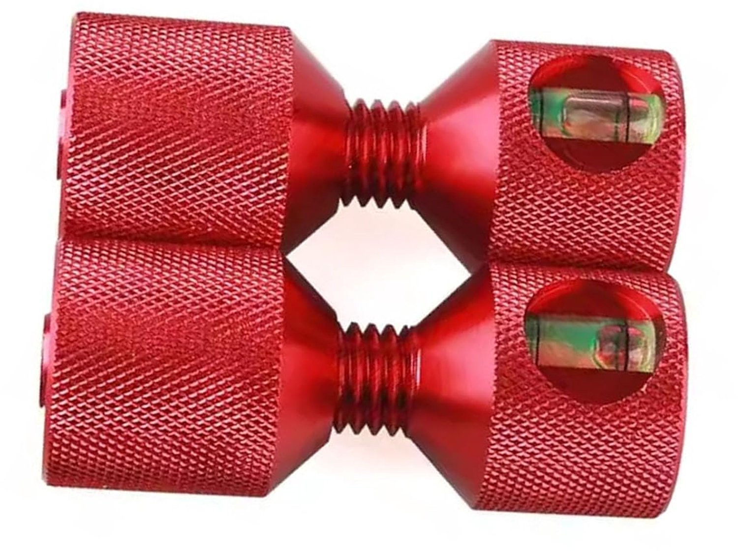 2 Gatenpennen Aluminiumlegering met Ingebouwd Niveau voor