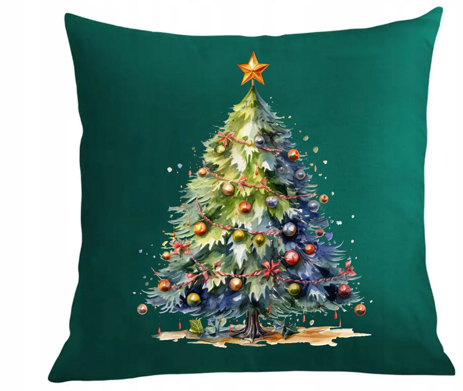 Kerst Kussenhoes 40x40cm Katoen - Diverse Kleuren