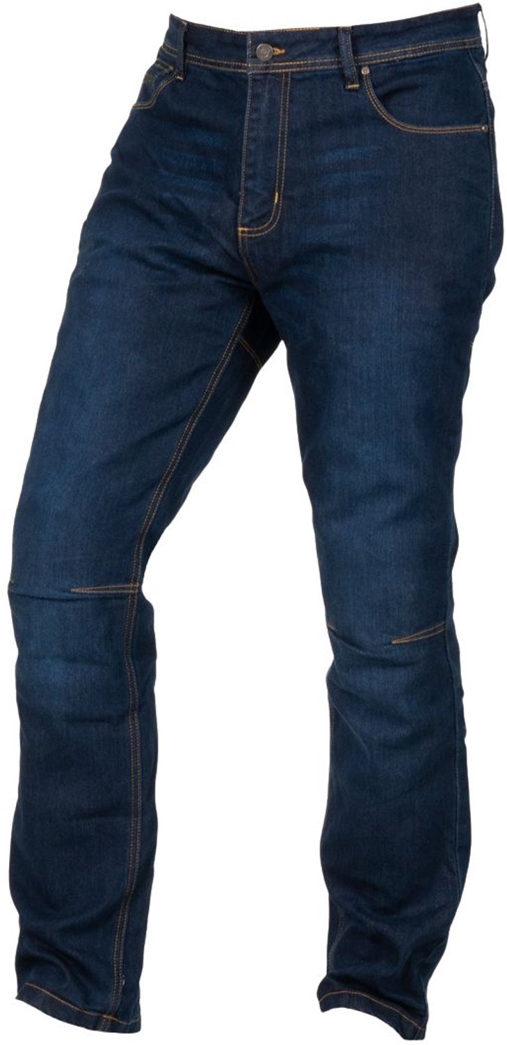 DXR Motorjeans - Badam - Ruw Blauw - L