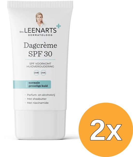 2x Drs Leenarts Dagcr�me SPF30 Normale Huid (50 ml)