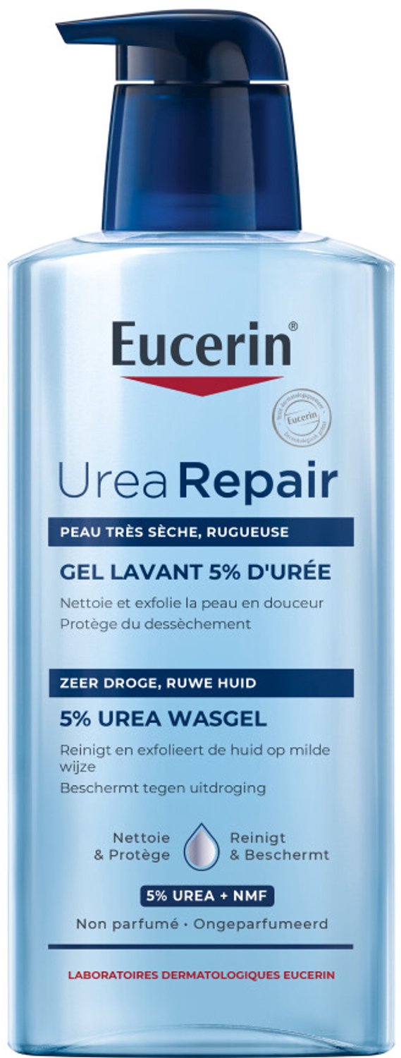 Eucerin - UreaRepair Wasgel 5% Urea - 3 x 400 ml - Voordeelverpakking