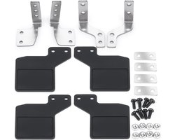 Runup Rubberen spatbord met metalen houder voor TRX4M Defender 1/18 RC Crawler auto upgrade onderdelen