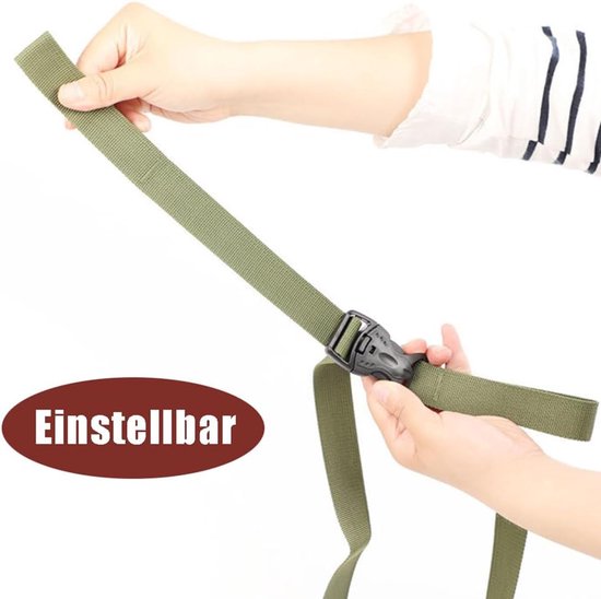 6 stuks kofferriem, kort, 1,3 m × 25 mm, verstelbare kofferband met snelsluiting, rugzak, borstband, verlengriem, sjorbanden, spanbanden voor reizen, kamperen, klimmen, joggen, zwart — afbeelding 5
