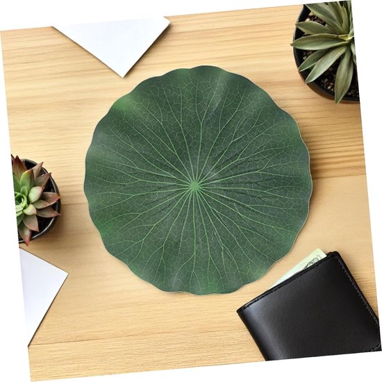 3stuks Artificial Lotus Leaves Drijvende Decoratie Voor Vijver Aquarium Van Realistische Bladeren Voor Natuurlijke Tuin Thuisomgeving Decoratie — afbeelding 5