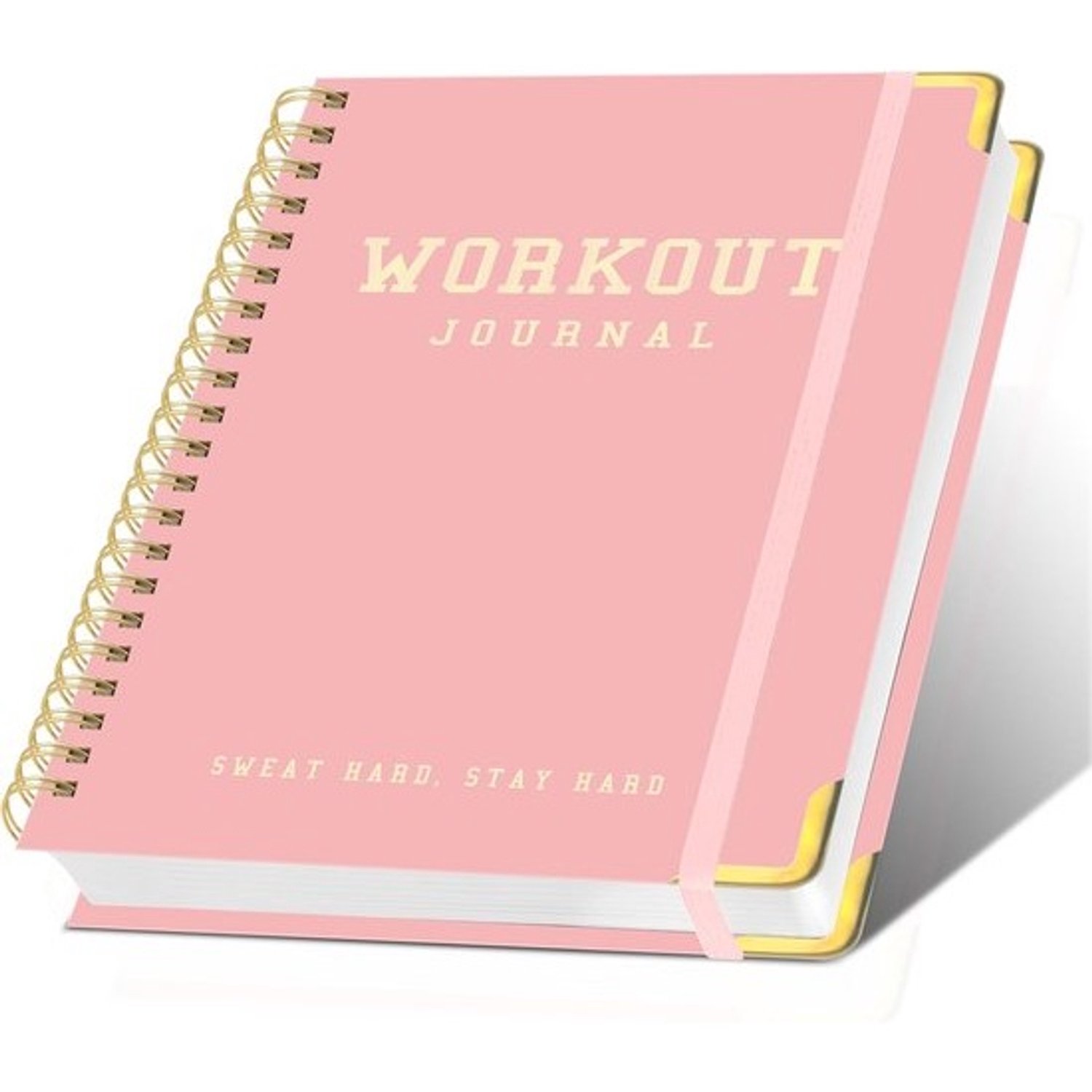 Fitness planner dagboek - roze - houd je workouts bij