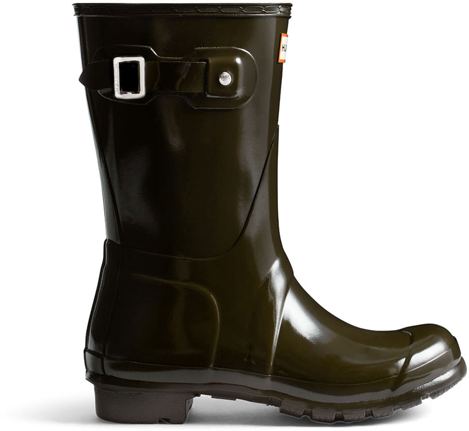 Women's Original Short Gloss Wellington Boots Chocolate Brown