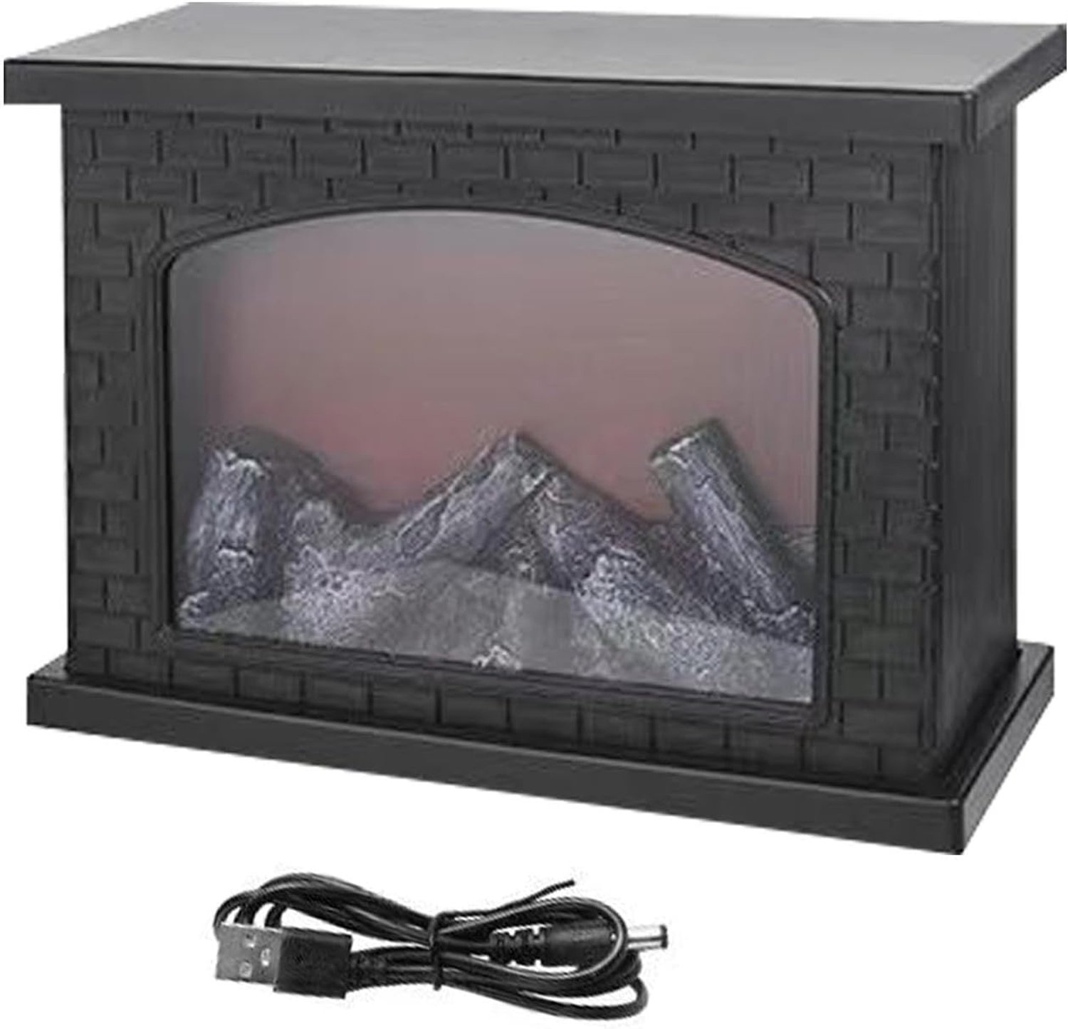 Decoratieve Openhaardlantaarns Batterijgevoed USB Oplaadbaar Vlamloos