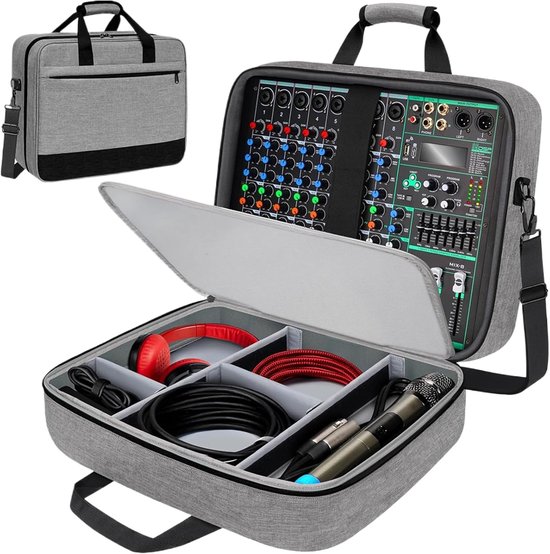 Audiomixer Draagtas Schokabsorberende Opvulling, Krasbestendig — afbeelding 5