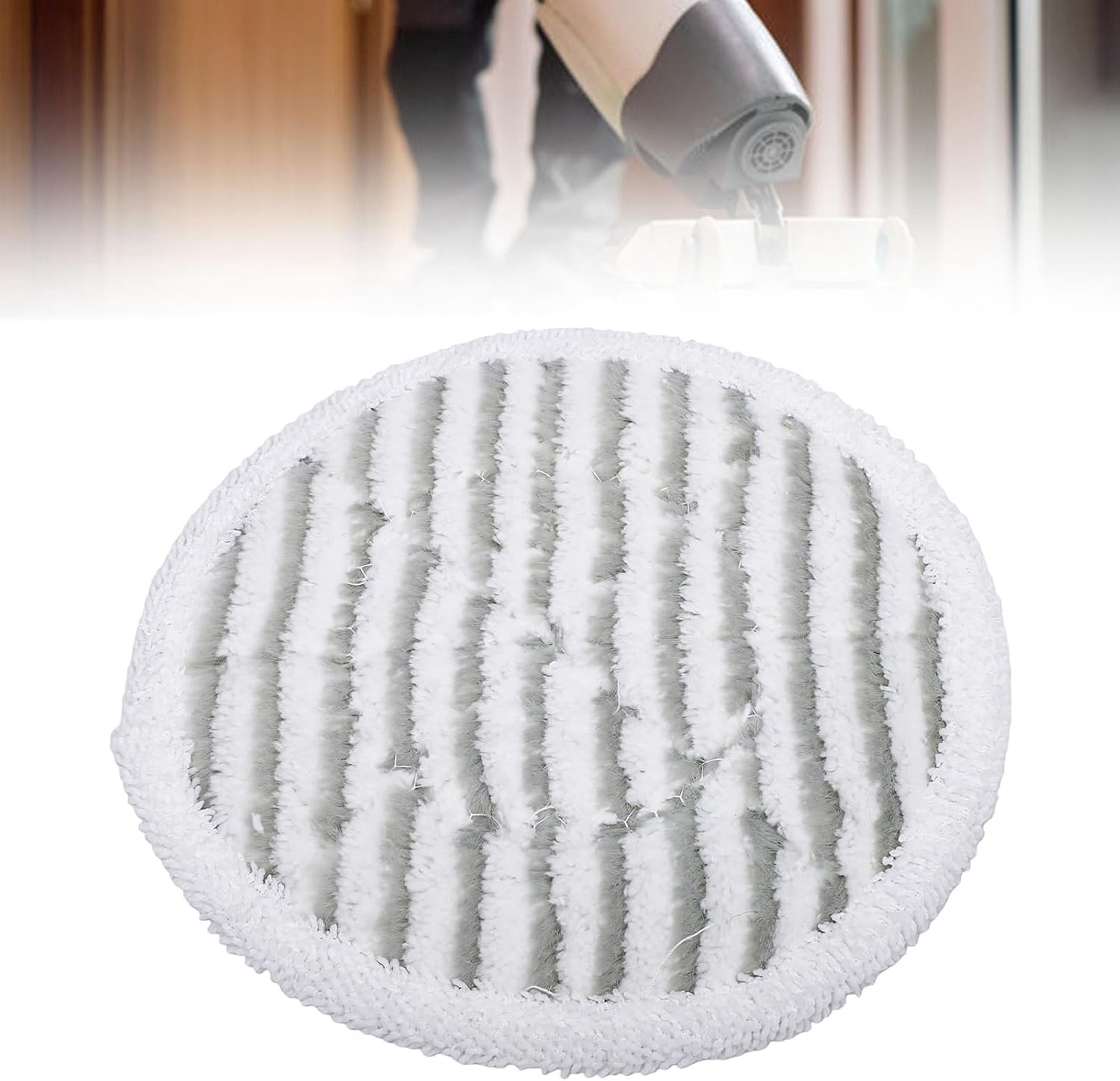 Annadue 2 Stuks Microfiber Mop Pads voor Stoommop (2PCS)