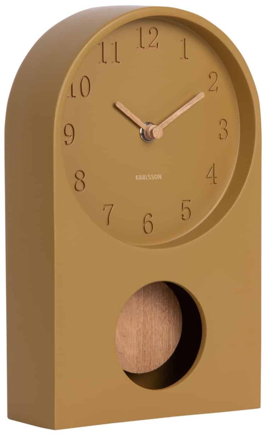 Karlsson Tafelklok Paris Arch - Donker kaki - 4.8x14.5x24.1cm - Scandinavisch