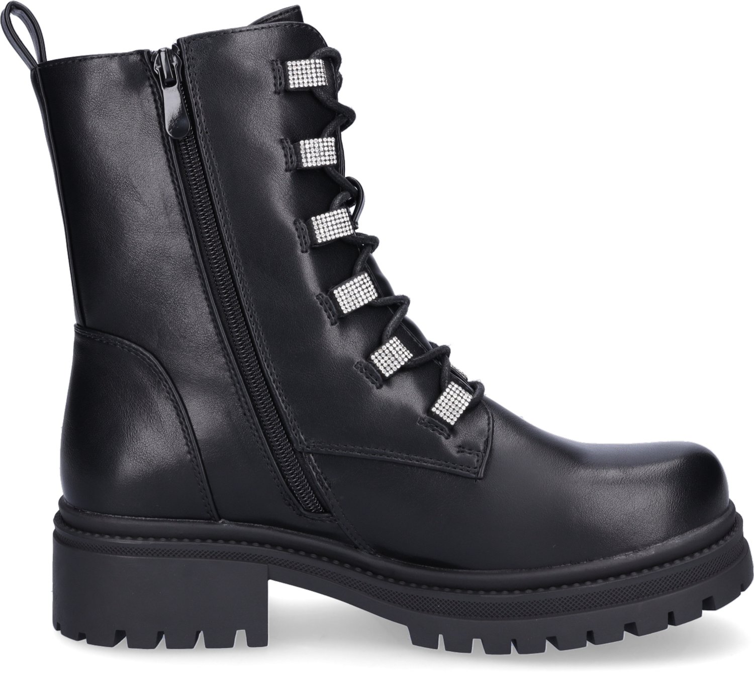 MIDS MADDIE dames veterschoen zwart