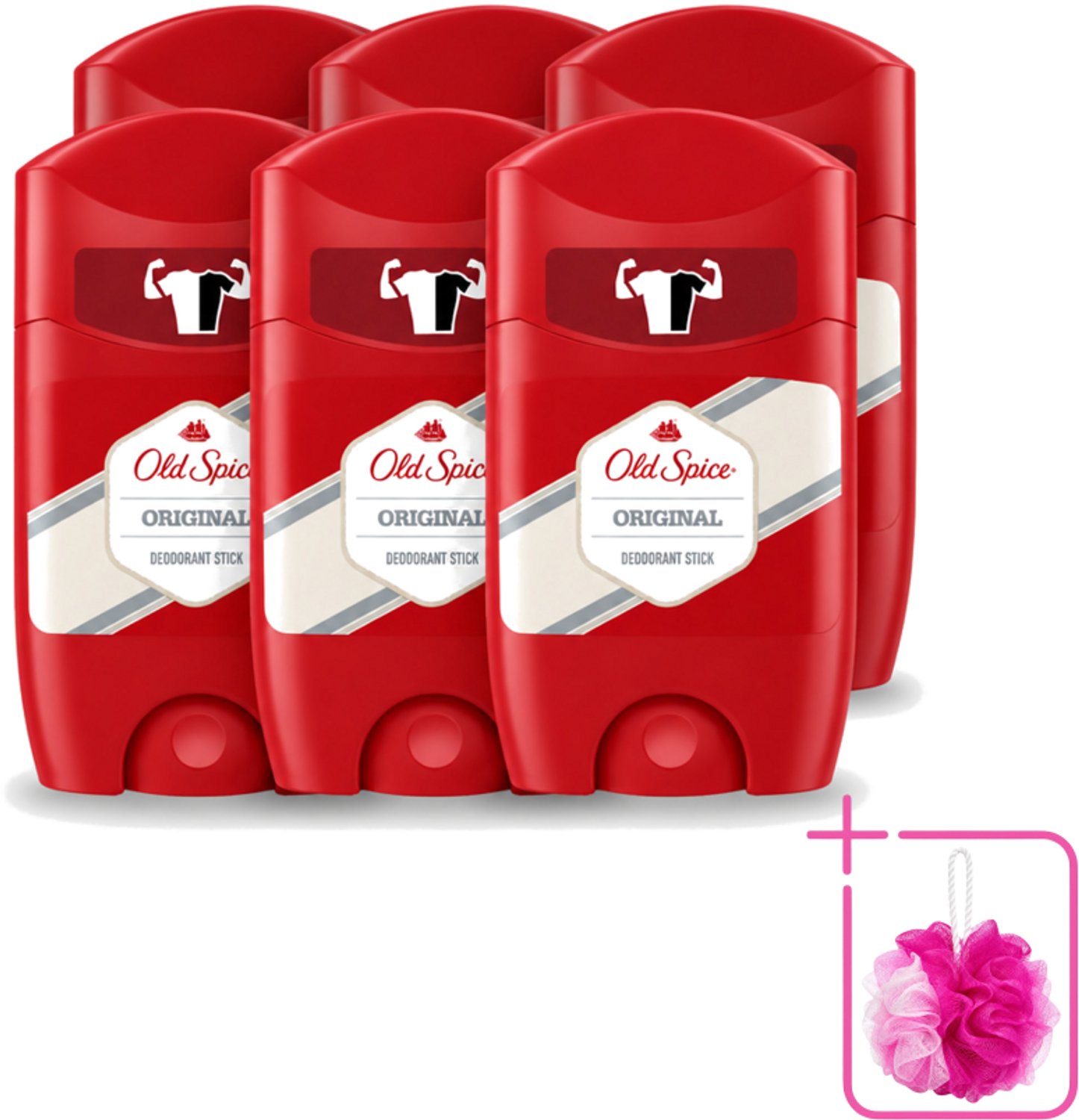 6 x Old Spice - Original - High Endurance - Deodorantstick - Langdurige Frisheid - 50 g - Bulkverpakking - Deodorantstick - Langdurige frisheid