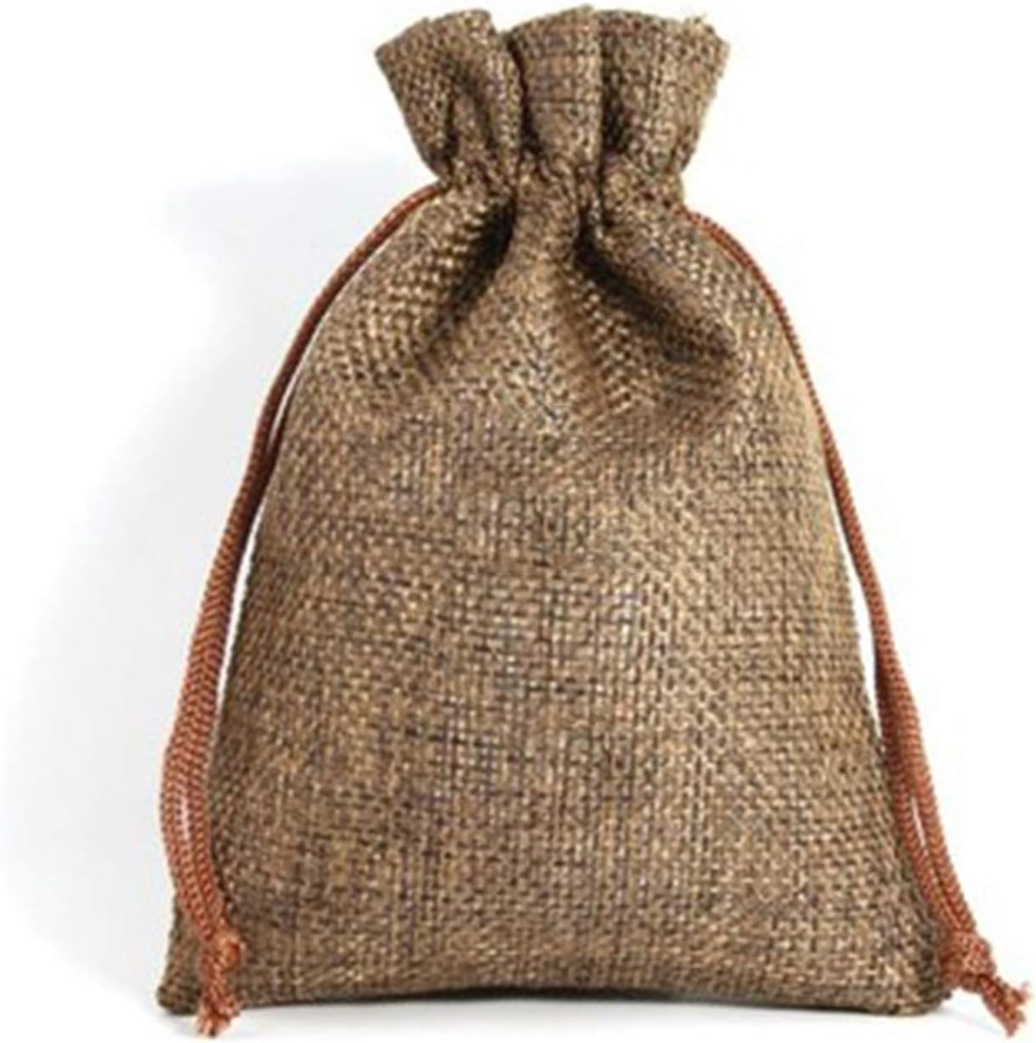Hessische tassen Tassen Hessische Favour Tassen met Trekkoord Gift Tassen jute zakken Sieraden Pouch linnen tassen voor Bruiloft Party en DIY Craft Kerstmis (10st)
