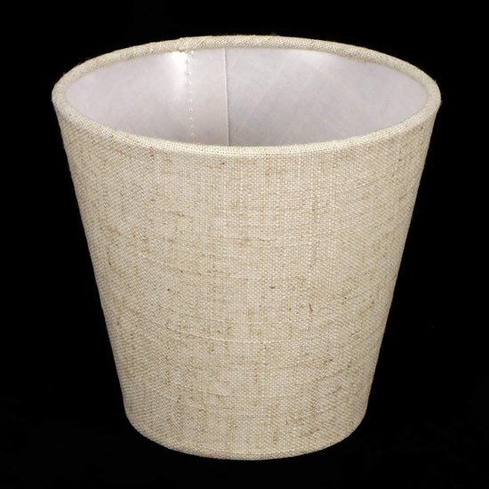 6 Stuks Scandinavische Stijl E14 Kroonluchter Lampenkap Stoffen Wandlampafdekking Accessoire voor Huisdecoratie in Vlaskleur 6 Stuks voor Slaapkamer Woonkamer Hotel Studio — afbeelding 3