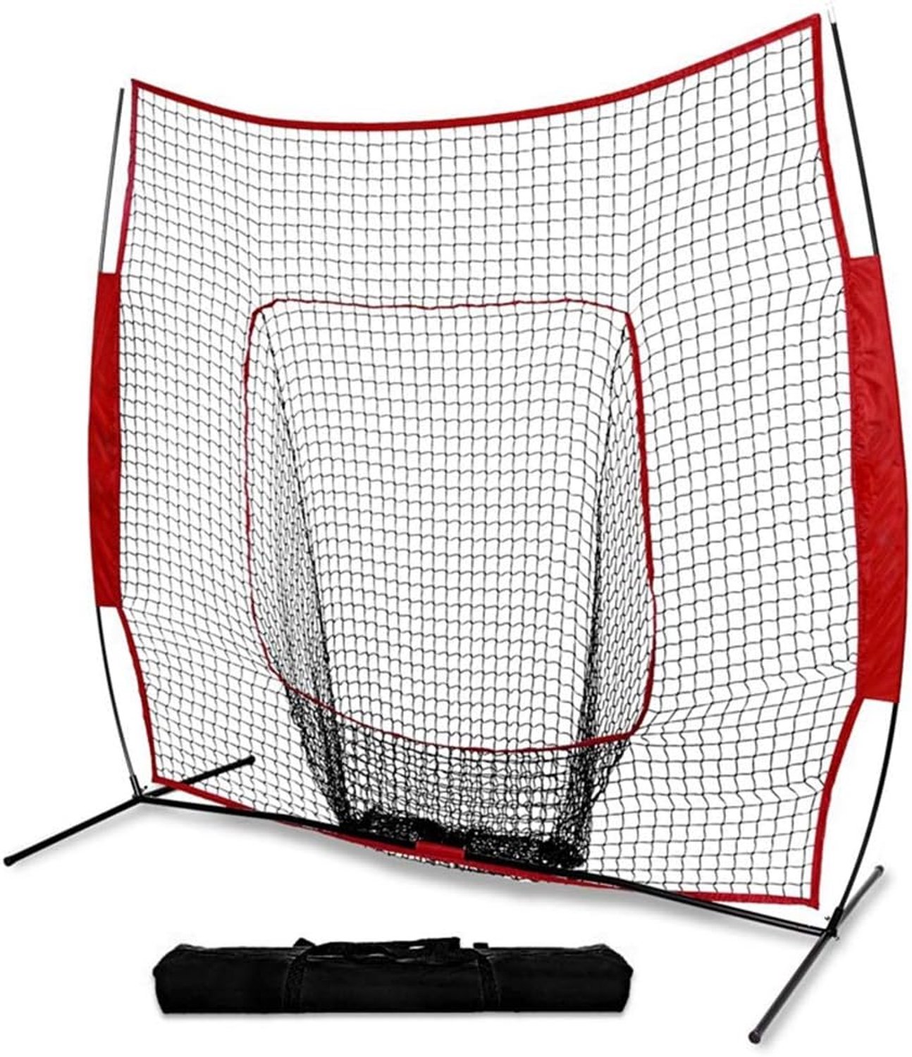 Draagbaar Kinderhonkbal Oefennet Stevig Polyester Net met Antislip Rubberen Voetpad voor - of Teamtraining