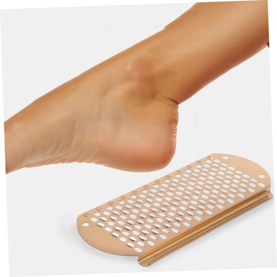 2 Stuks Delige Voetrasp voor Dode Huid met Dubbelzijdig Schurend Oppervlak Comfortabele Handgreep Duurzame Materialen Compact voor Pedicure Reizen Effectieve Eeltverwijderaar — afbeelding 5