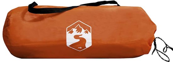 vidaXL - Tent - 2-persoons - waterdicht - grijs - en - oranje van Vidaxl — afbeelding 2