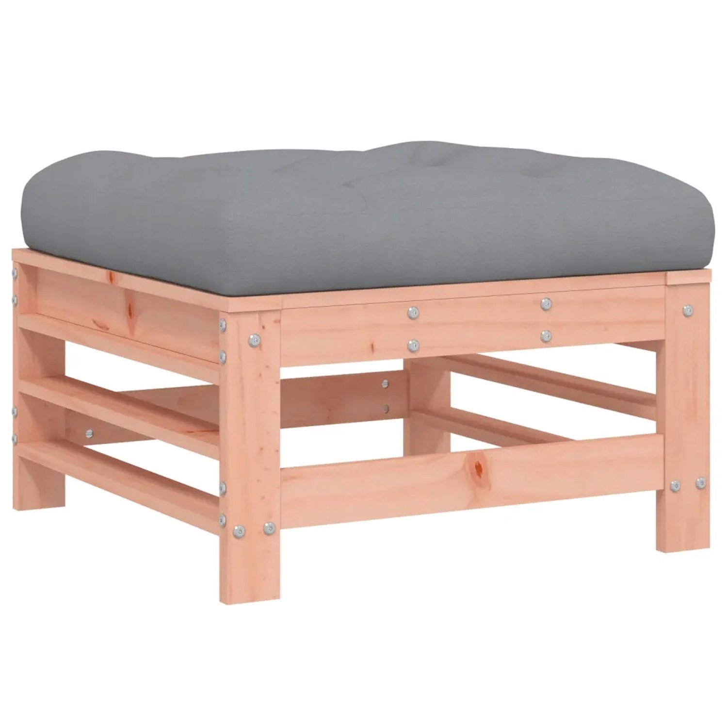 Daglezja Tuin Voetenbank 57,5x57,5x30 cm, Grijs - Comfortabel Buiten