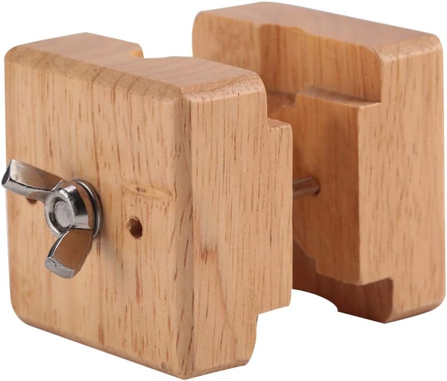 Houten Horloge Reparatie Tool – Bewegingsklem voor Klokherstel, Horloge Reparatiegereedschap met Fijne Aanpassing, Geschikt voor Quartz- en Mechanische Klokken, Compacte