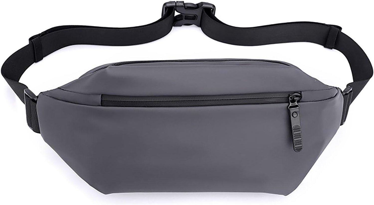 Heuptas Voor Dames En Heren,Borsttas, Schoudertas,Nylon,Waterdichte,Heuptas Met Flessenhouder,Crossbody Tas Voor Kamperen, Wandelen,Fitness,Hardlopen,Fietsen(Grijs)