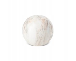 Decoratieve Keramische Bol, Wit, 9x9 cm