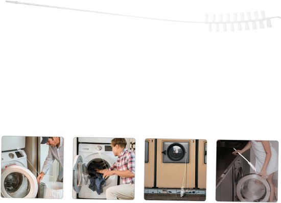 5stuks Droogkast Lint Borstel Multifunctionele Reinigingsborstel Voor Wasmachine Ergonomisch Handvat Verwijdert Pluis Dierhaar Geschikt Voor Wasmachines Onder Meubilair — afbeelding 5