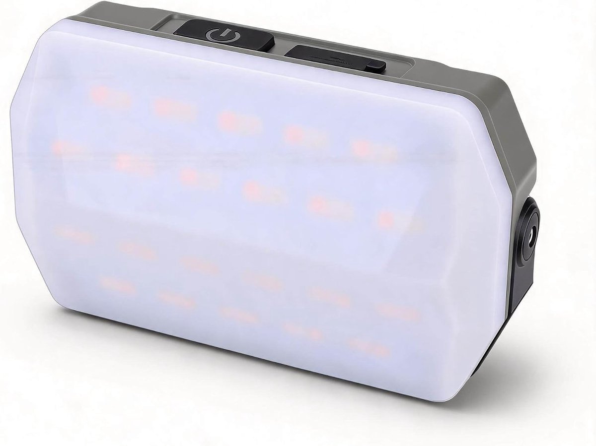 Oplaadbare Campinglantaarn, Draagbare Noodverlichting met 4000 MAh Batterij IP44 Waterdicht Traploos Dimmen Magnetische Basis Ophanghaak, voor Stroomuitval Kamperen Wandelen