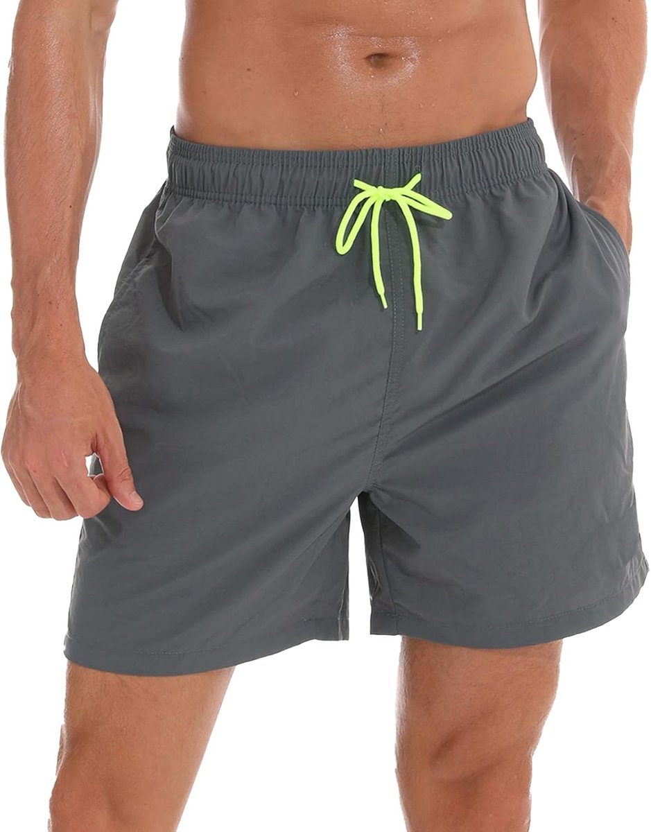 Zwemshort voor heren en jongens, veelkleurig, sneldrogend, strandshorts