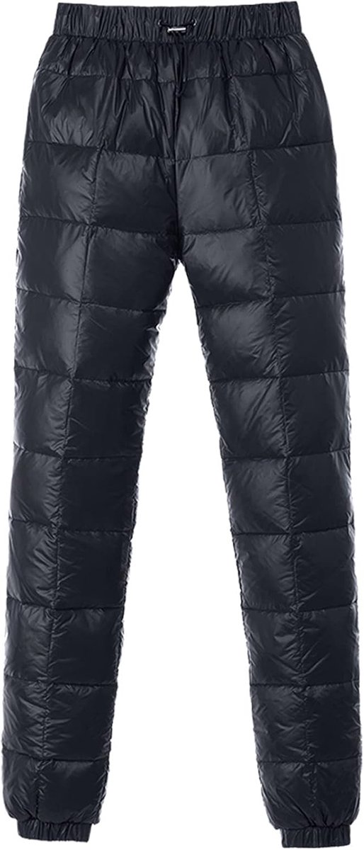 Herren Winter Warme Gänse Daunenhose Ultraleichte Schneehose Kompressions-Daunenhose Outdoor Camping Isolierte Hose