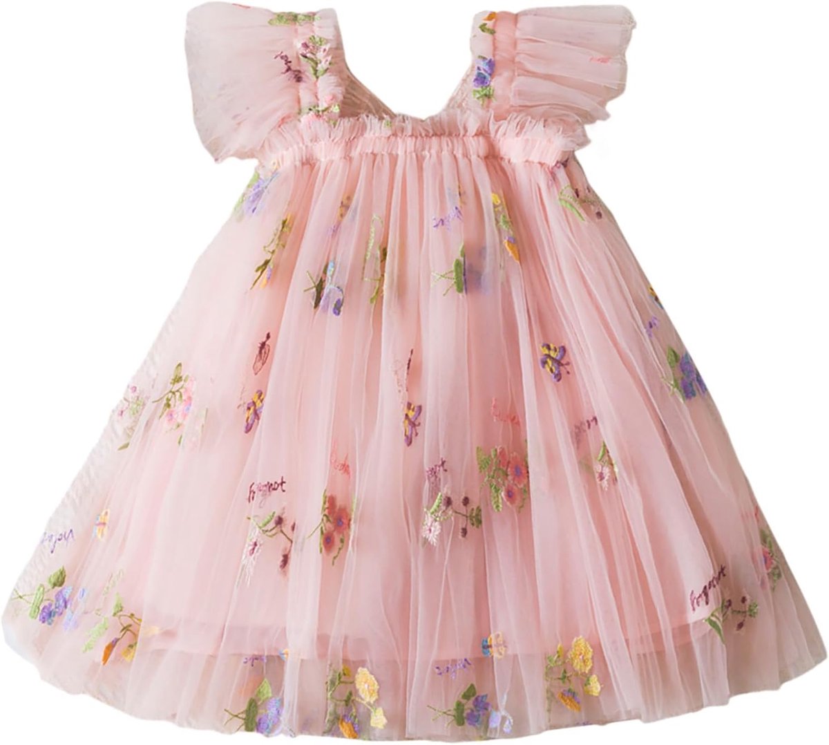 Prinsessenjurk voor meisjes, verjaardag, ceremonie, party, chic, kurk, bal, tule, parels, lange mouwen, herfst, winter, jurk, show, 3-12 jaar, A78