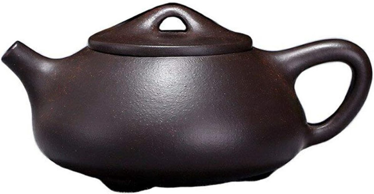 Theepot 8oz/240ml Chinese Yixing echte zwarte klei Zisha Shipiao pot Infusers losse thee (standaard klassiek)