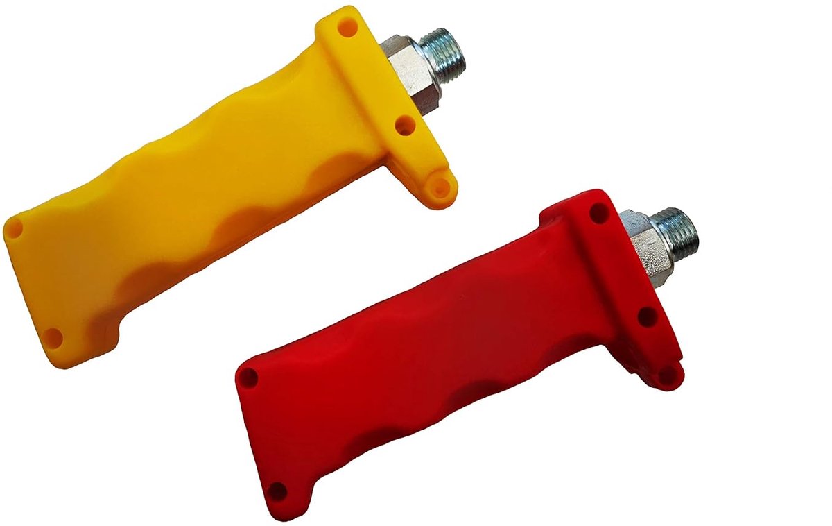 Koppelingskop koppelhulp M16x1,5 SET rood en geel