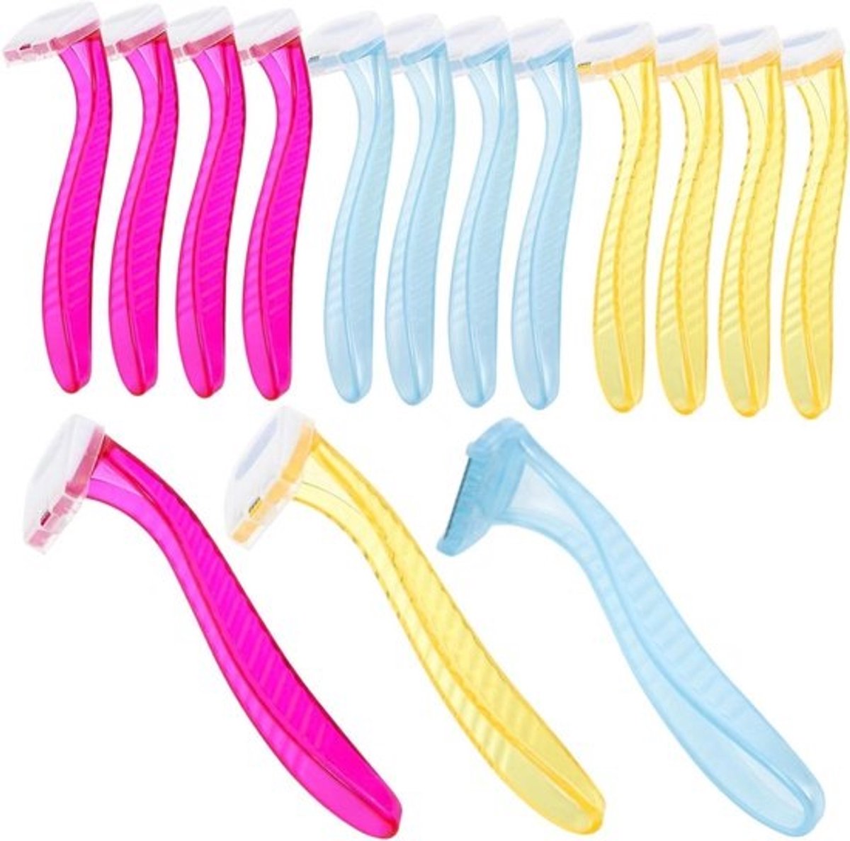 Damesscheerapparaten - Lichaamshaar Trimmers - Gladde Huid - Precisie Scheerapparaat - 15 Stuks - Diverse Kleuren