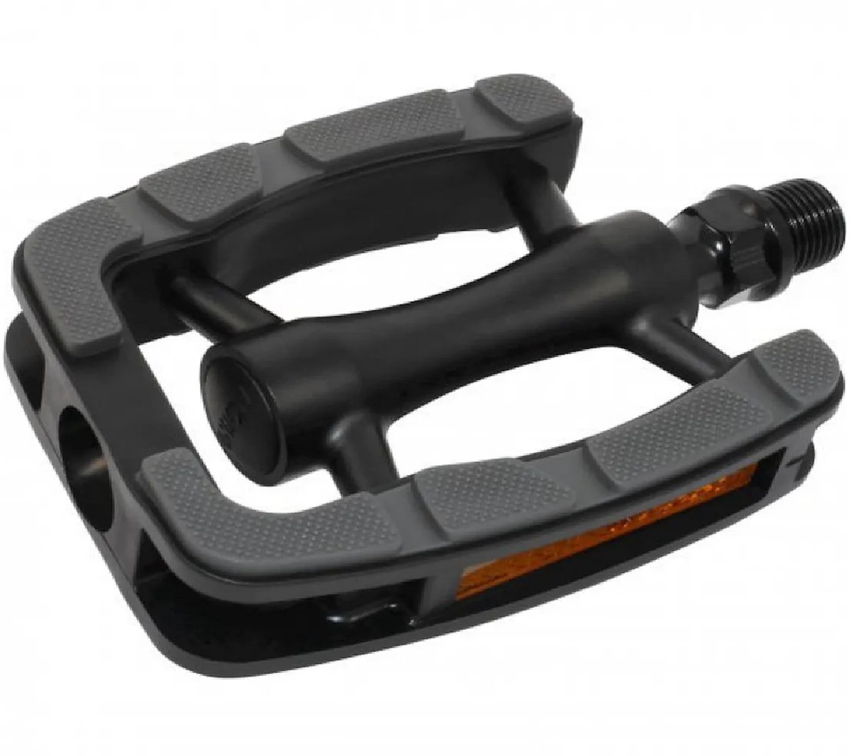 Union pedalen Kunststof SP-822, non slip. Kleur: zwart/grijs, 9/16"