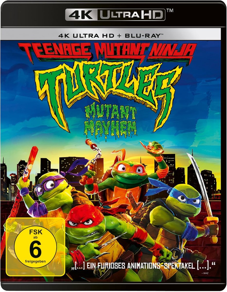 Mutant Ninja Turtles: Mutant Mayhem (4K Ultra HD) (+ Blu-ray)
