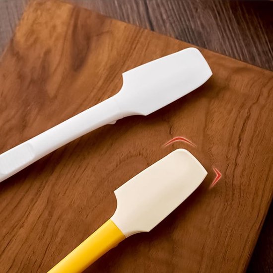 4 PACK 3-in-1 siliconen blikspatel, siliconen jamverspreider met blikopener, spatel multifunctionele applicator, keuken siliconen spatel om te koken, vaatwasmachinebestendige rubberen spatel voor het — afbeelding 5