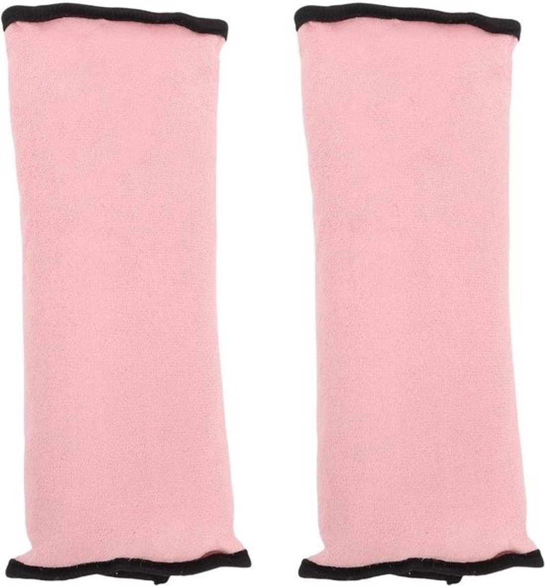 Gordelhoes Set - Schouderkussen - Comfortabel Reizen - Zacht en Ademend - 2 Stuks - Roze