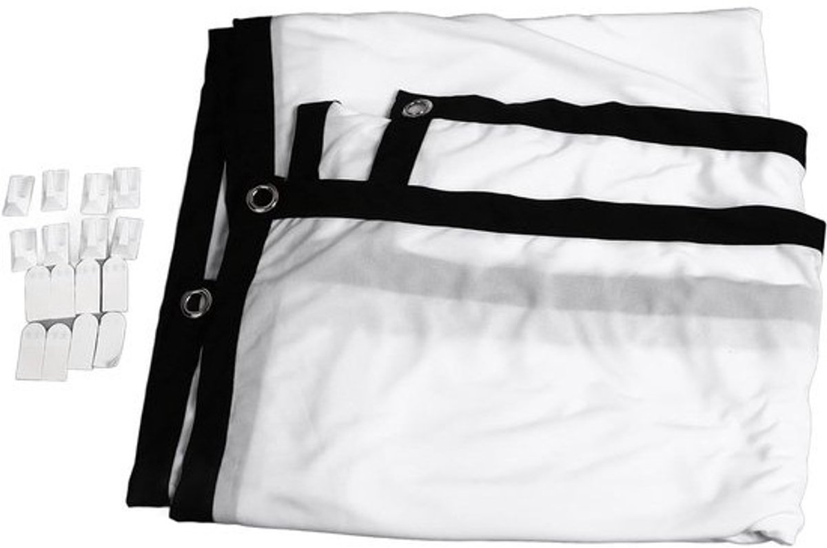 Projectiescherm - Scherm Beamer - Thuisbioscoop - Antikreuk Materiaal - 120 inch - Wit