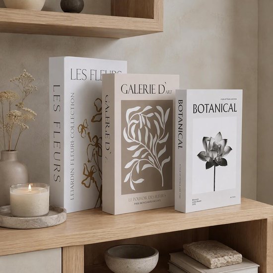 3 decoratieve boeken met magneet, opbergdoos voor nepboeken — afbeelding 5