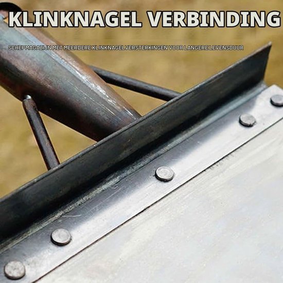 27 cm reinigingsschep, 1 stuk, multifunctionele reinigingsschep, high mangaanstaal, multifunctionele tuinschep, schop voor de tuin, onkruid, tuin, reinigingsschep, tuinprofessional — afbeelding 4