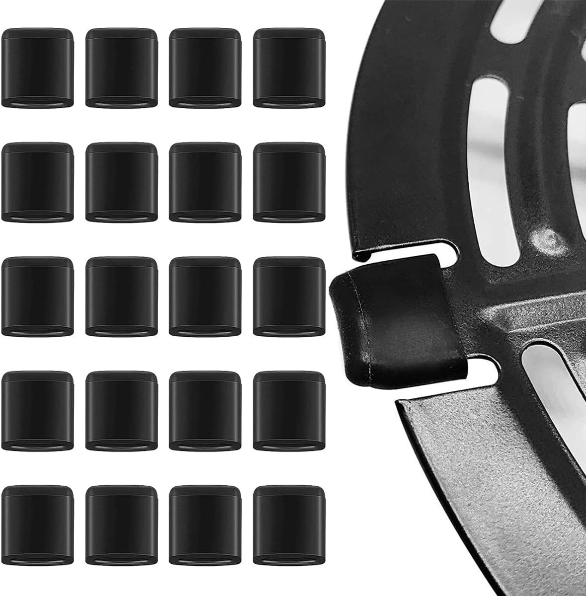 20 stuks antislip rubber voor friteuses, antislip rubber voor friteuses, anti-corrosie voor friteuses, onderdelen voor friteuses