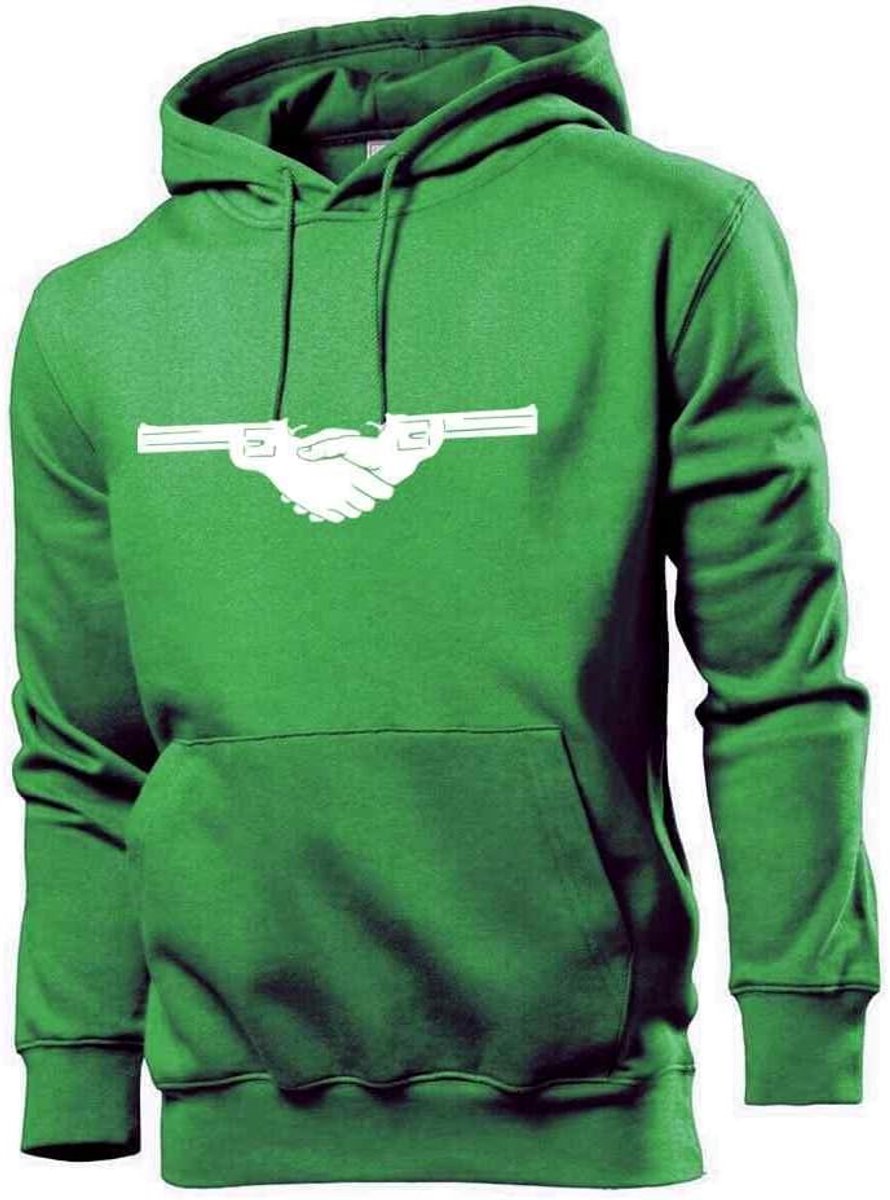 Revolver Sweatshirt met handslag voor heren, groen, XL
